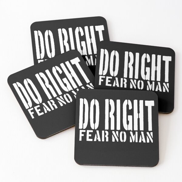 Item preview, DO RIGHT FEAR NO MAN designed and sold by 1MILLIONPUSHUPS.