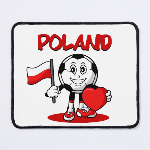 Item preview, Cute Poland Football Lover Design designed and sold by Salukeart.