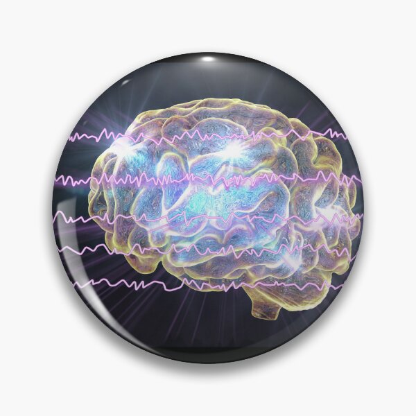 Item preview, Electroencephalogram, brain wave in awake state designed and sold by Kateryna Kon.