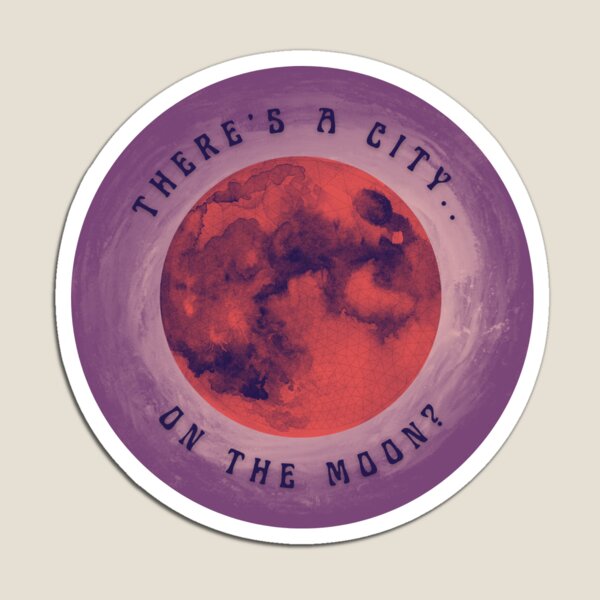 Item preview, There's a City on Ruidis, Purple. designed and sold by ArtInKind.