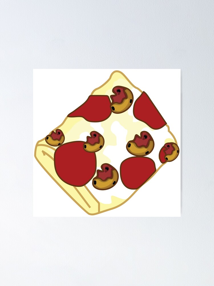 "Sausage Pepperoni Omelette" Poster for Sale by BJPDesign Redbubble