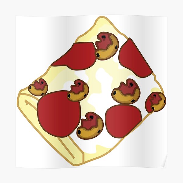 "Sausage Pepperoni Omelette" Poster for Sale by BJPDesign Redbubble