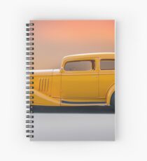 1933 Pontiac Deluxe 8 Touring Sedan 'Profile' I Spiral Notebook