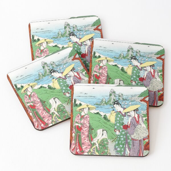 Item preview, Japanese Vintage Ukiyo-e Woodblock Print Ocean Bay designed and sold by MtWoodsonSales.