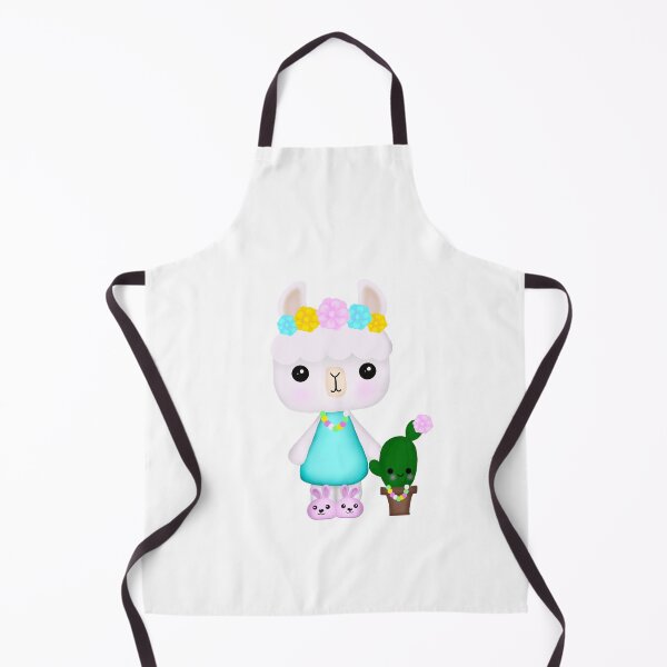 Item preview, Cute Kawaii Llama with cactus  designed and sold by StacyMint.