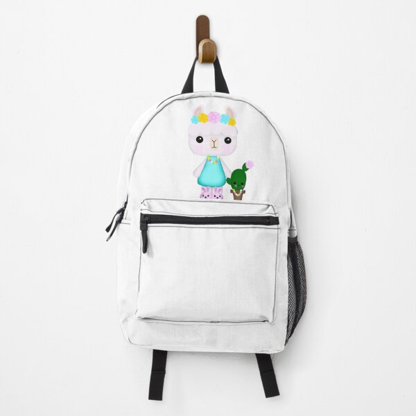 Item preview, Cute Kawaii Llama with cactus  designed and sold by StacyMint.