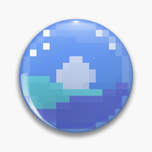 Artikelvorschau, Pixel Art Blauer Planet entworfen und verkauft von Asashi Store.