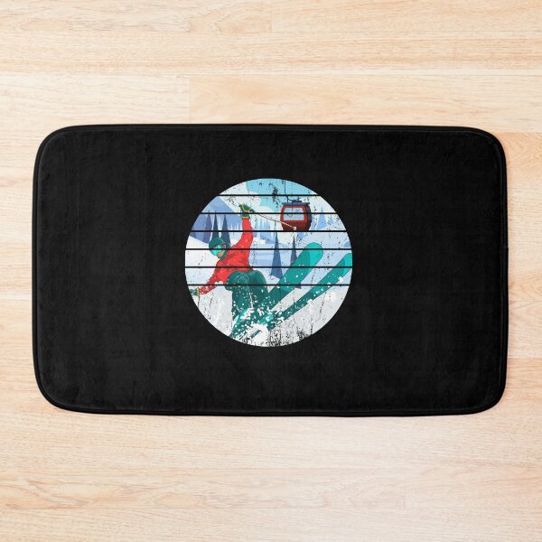 Item preview, Skiing Snow Vintage Ski Resort Mountains designed and sold by Ibu83.