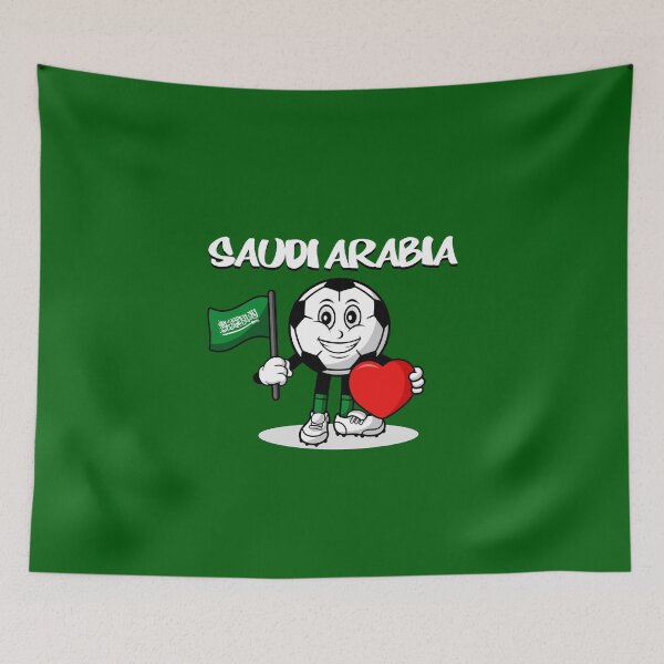 Item preview, Cute Saudi Arabia Football Lover Design designed and sold by Salukeart.