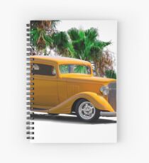 1933 Pontiac Deluxe 8 Touring Sedan III Spiral Notebook