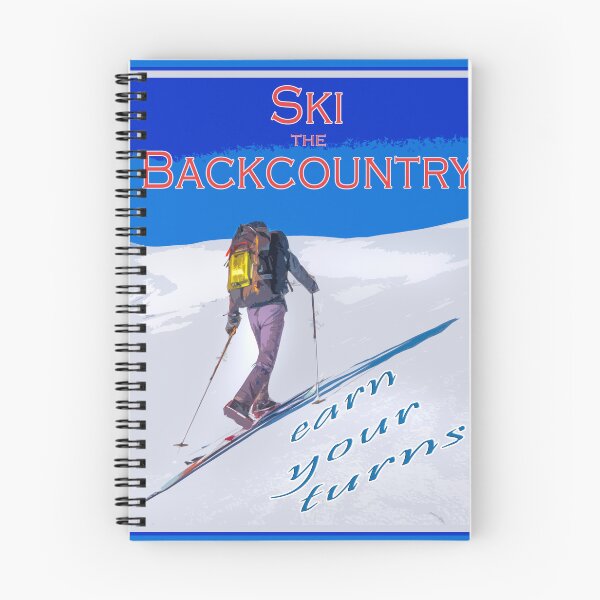Item preview, Ski touring poster designed and sold by Geoff Shoults.