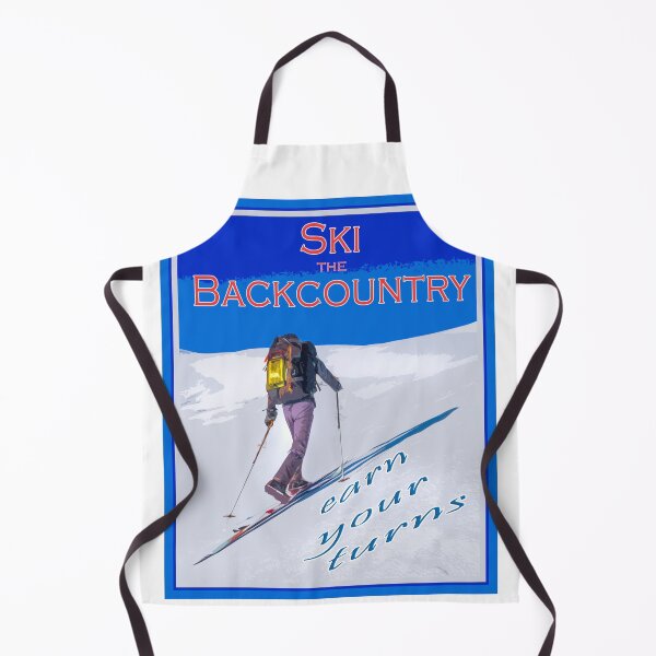 Item preview, Ski touring poster designed and sold by Geoff Shoults.