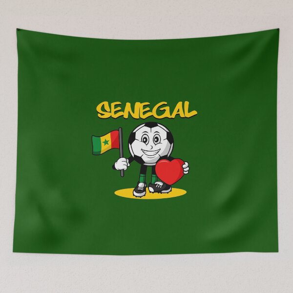 Item preview, Cute Senegal Football Lover Design designed and sold by Salukeart.