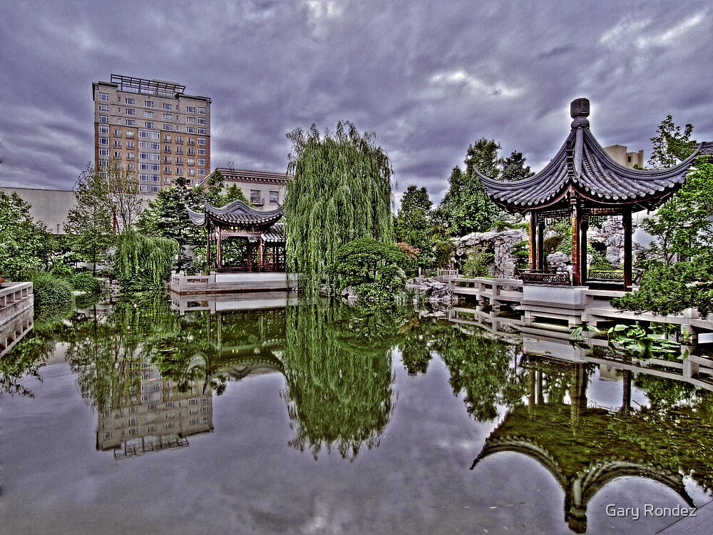 Portland Classical Chinese Garden By Gary Rondez Redbubble