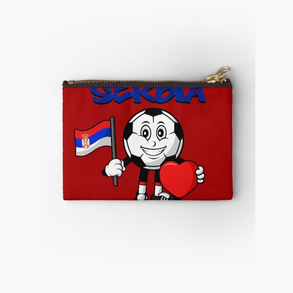 Item preview, Cute Serbia Football Lover Design designed and sold by Salukeart.