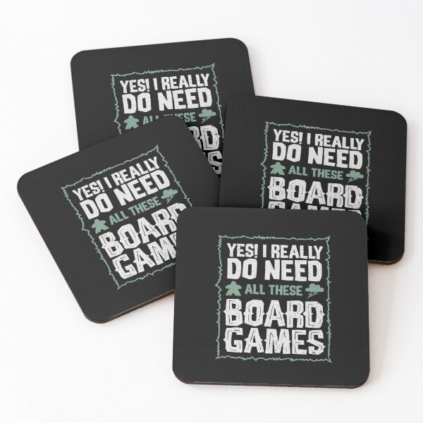 Item preview, Yes! I Really Do Need All These Board Games - (White)  designed and sold by RoleplayRealm.