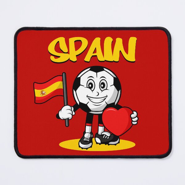 Item preview, Cute Spain Football Lover Design designed and sold by Salukeart.