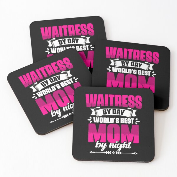 Item preview, Awesome Waitress By Day World's Best Mom By Night Waitstaff designed and sold by Nessshirts.