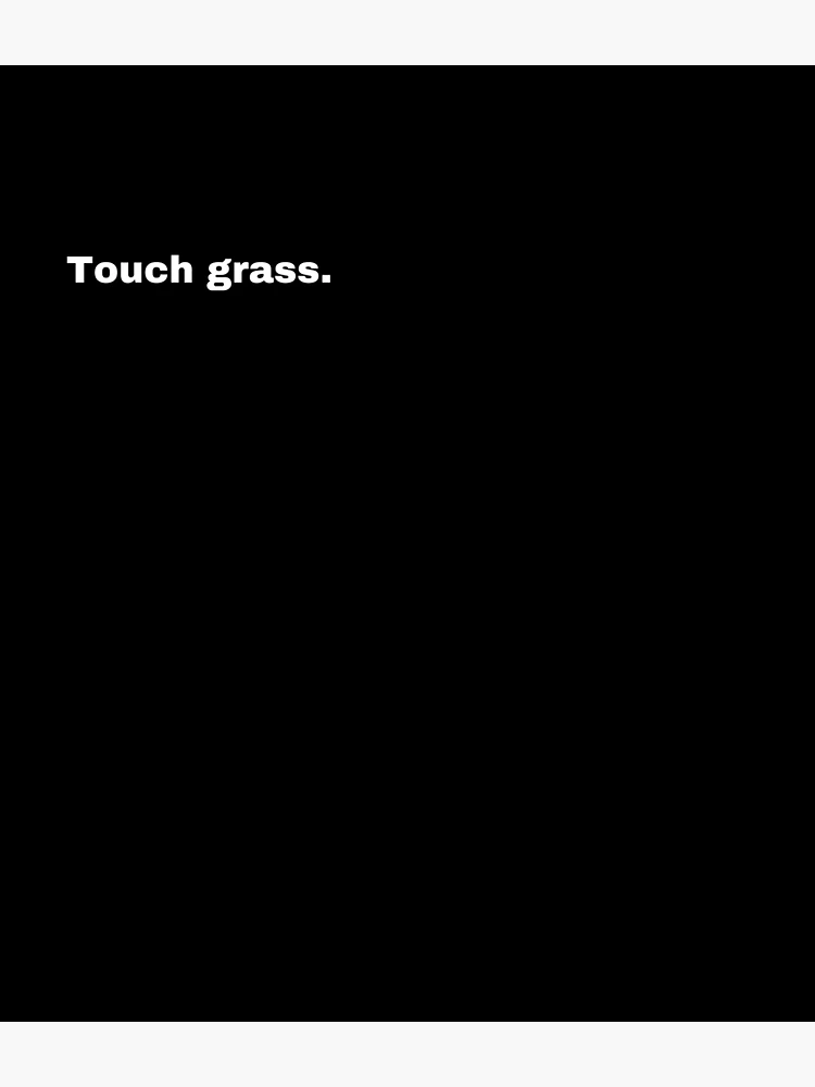 Thumbnail 3 of 3, Backpack, Touch grass. designed and sold by StriderDesigns.