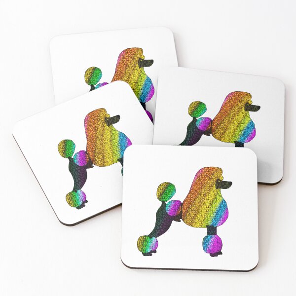 Item preview, Rainbow leopard poodle  designed and sold by SaintsPlace.