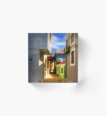 Chalki Alleyway Acrylic Block