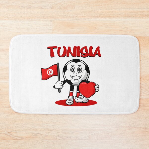 Item preview, Cute Tunisia Football Lover Design designed and sold by Salukeart.