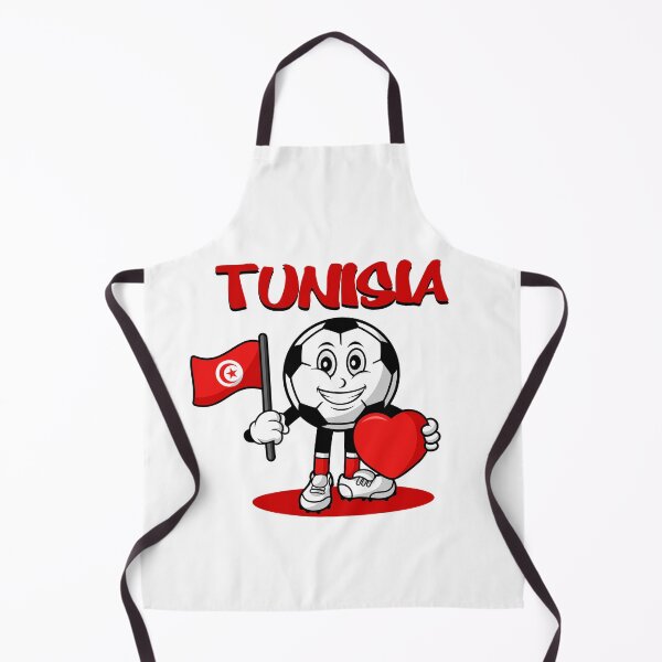 Item preview, Cute Tunisia Football Lover Design designed and sold by Salukeart.
