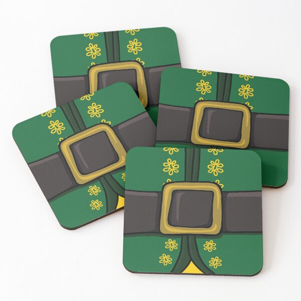 Item preview, Christmas Buddy The Elf Belly with Gold Belt designed and sold by Camille Woodward.