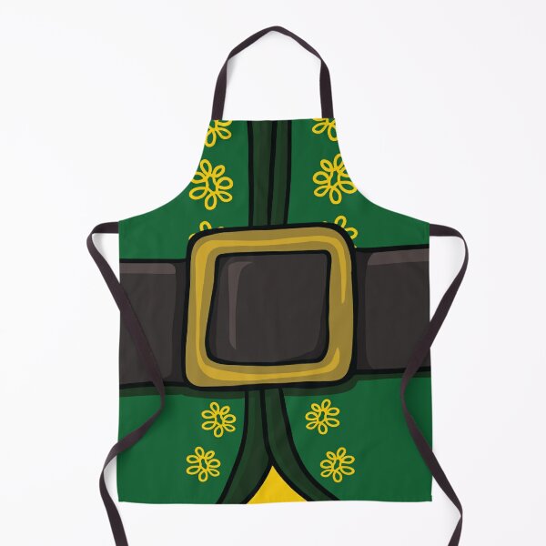 Christmas Buddy The Elf Belly with Gold Belt Apron