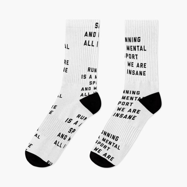 Item preview, Running Is A Mental Sport And We Are All Insane designed and sold by heyluckyseven.