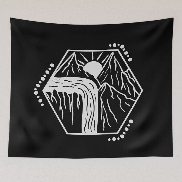 Item preview, Mountains in the night designed and sold by camelsvg.