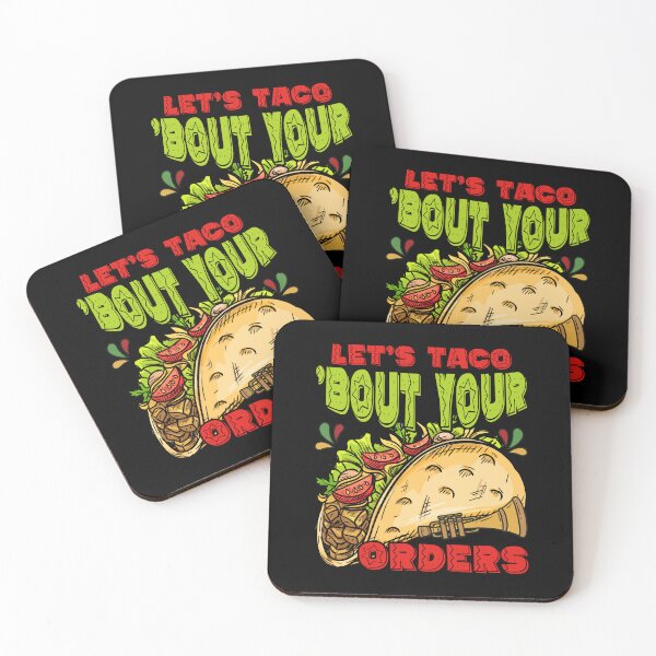 Item preview, Let's Taco Bout Funny Waiter Server Restaurant Waiting Staff designed and sold by Nessshirts.