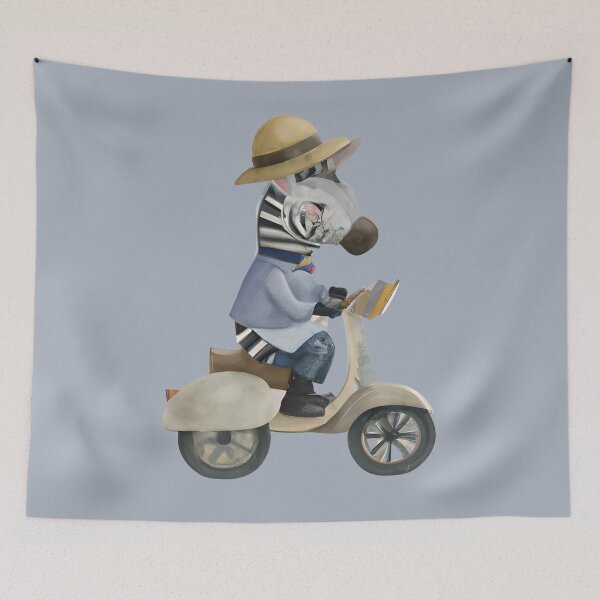 Item preview, Cool cute funny zebra, funny watercolor zebra nursery art, Zebra print art, Zebra mom safari gift, zebra animal print designed and sold by Artsareus.