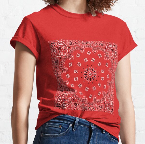 Bandana rouge T-shirt classique