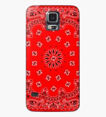 Red Bandana Case/Skin for Samsung Galaxy