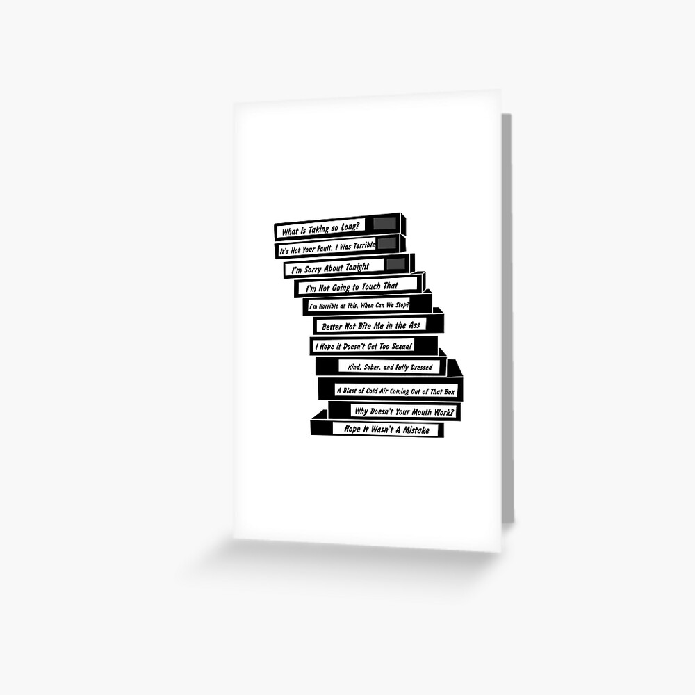 Brooklyn 99 Sex Tapes Greeting Card By Ksuann Redbubble