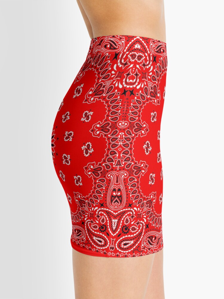 Alternate view of Red Bandana Mini Skirt