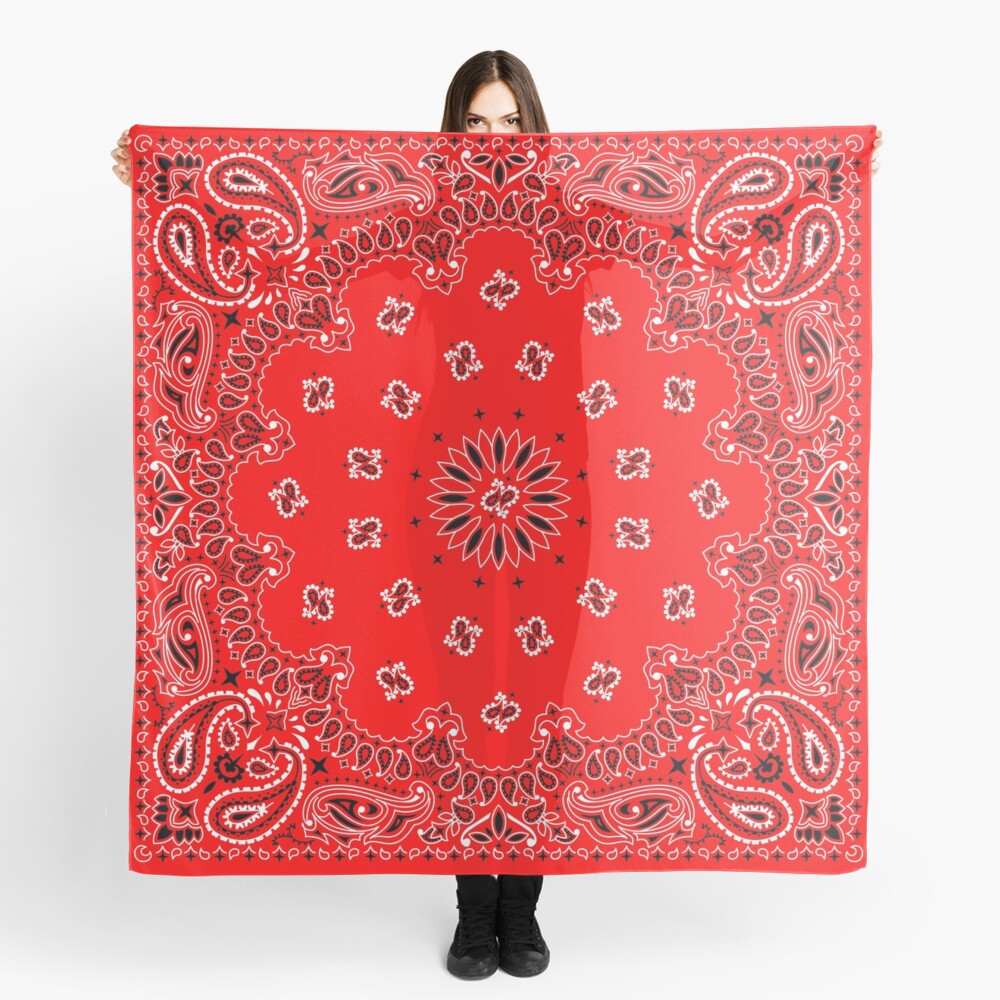Red Bandana Scarf