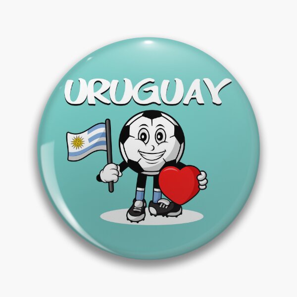 Item preview, Cute Uruguay Football Lover Design designed and sold by Salukeart.