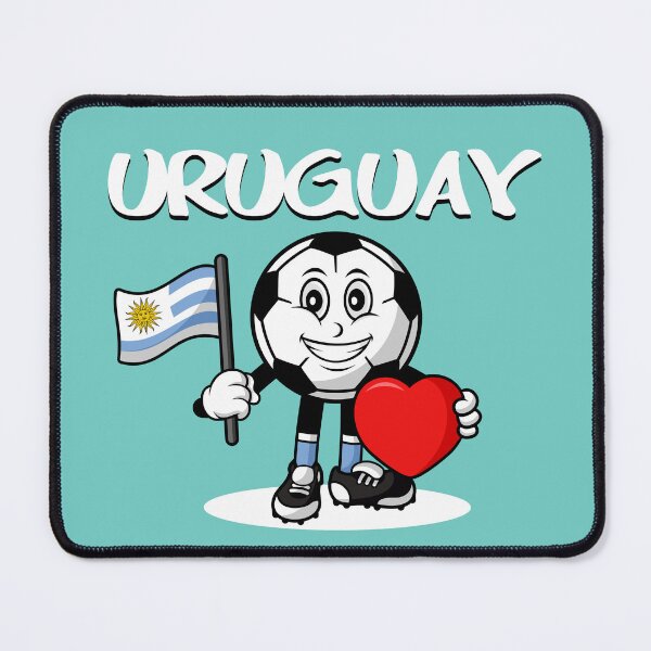 Item preview, Cute Uruguay Football Lover Design designed and sold by Salukeart.