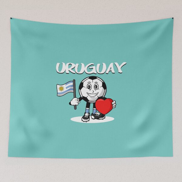 Item preview, Cute Uruguay Football Lover Design designed and sold by Salukeart.