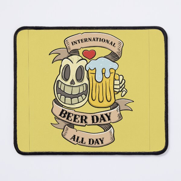 Item preview, International beer day all day designed and sold by ImaginarStore.