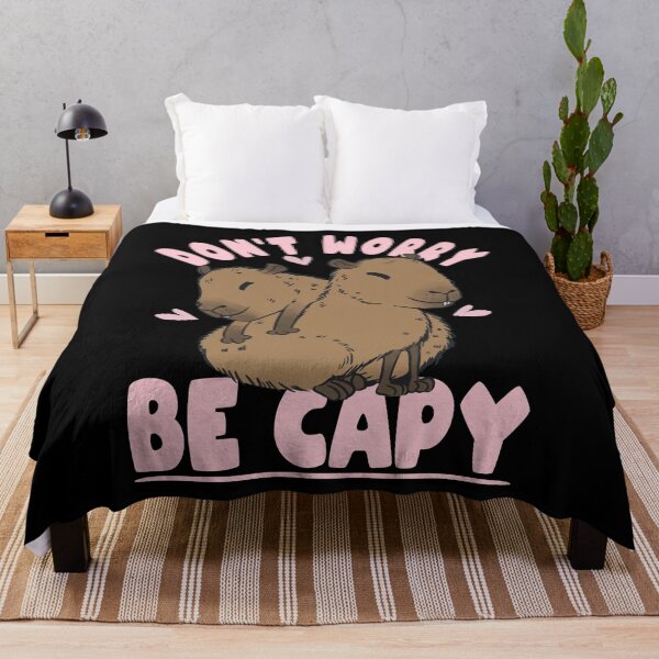 Item preview, Capybara Don't Worry Be Capy Panama-Capybara designed and sold by Shirtey.