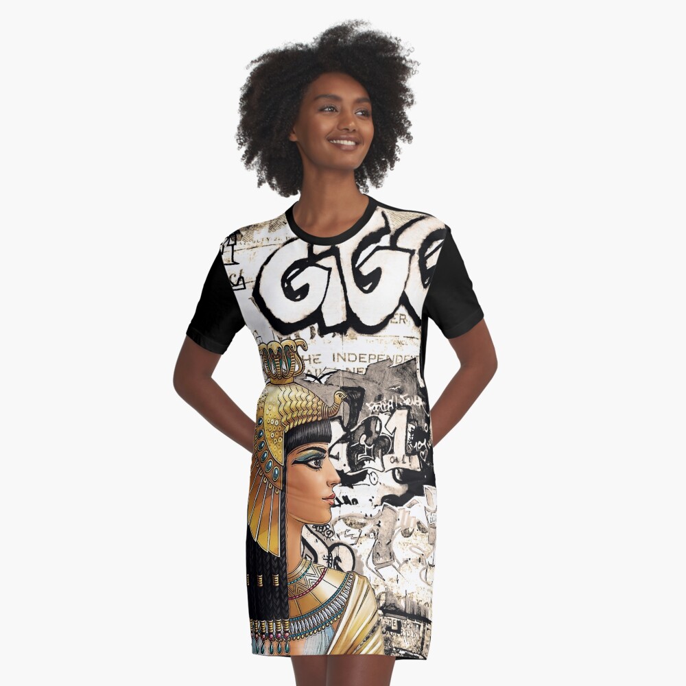 Cleopatra Graphic T Shirt Dress For Sale By Valentinahramov Redbubble