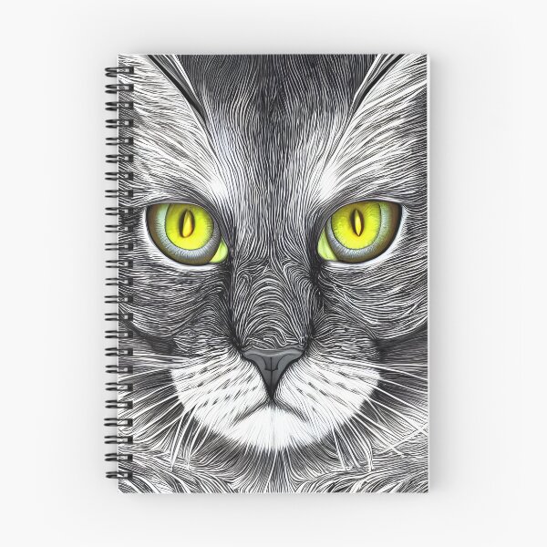Item preview, Aesthetic Fierce Green Eyes Cat |  designed and sold by Darlingly.