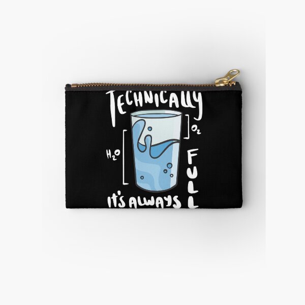 Item preview, Science is Optimistic Funny Water Glass designed and sold by MrEddie10.