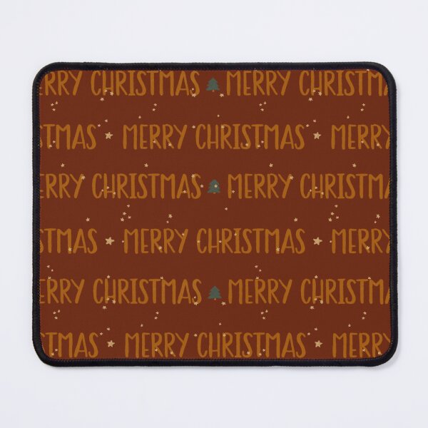 Item preview, Merry Christmas rust Boho pattern designed and sold by starseedgems.