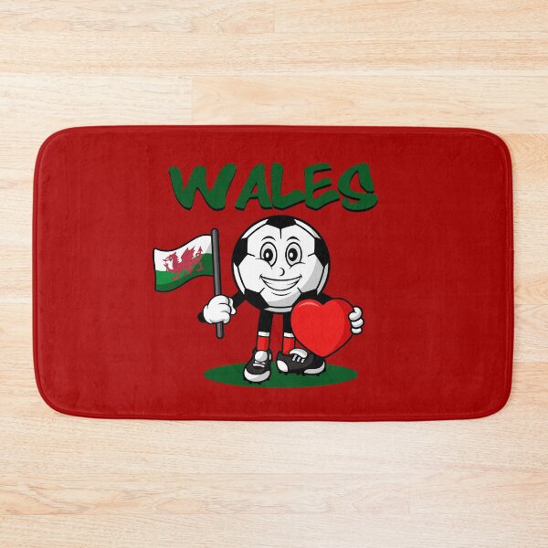 Item preview, Cute Wales Football Lover Design designed and sold by Salukeart.
