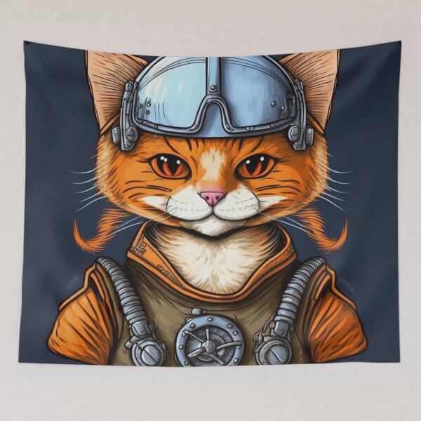 Item preview, Adventurous Cat as a Aviator designed and sold by harborhouse55.