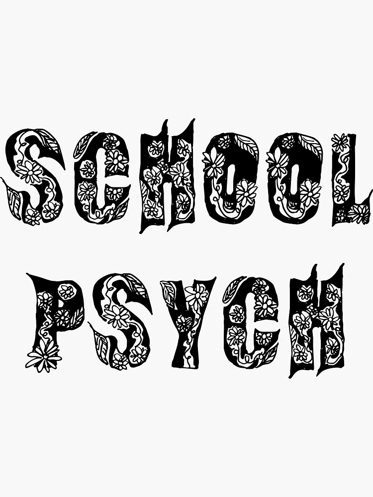 "National School Psychology Week" Sticker for Sale by natsu93 Redbubble